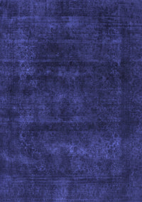 Abstract Blue Modern Rug, abs2169blu