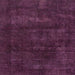 Square Machine Washable Abstract Plum Purple Rug, wshabs2169