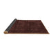 Sideview of Abstract Brown Modern Rug, abs2169brn