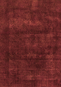 Abstract Orange Modern Rug, abs2169org