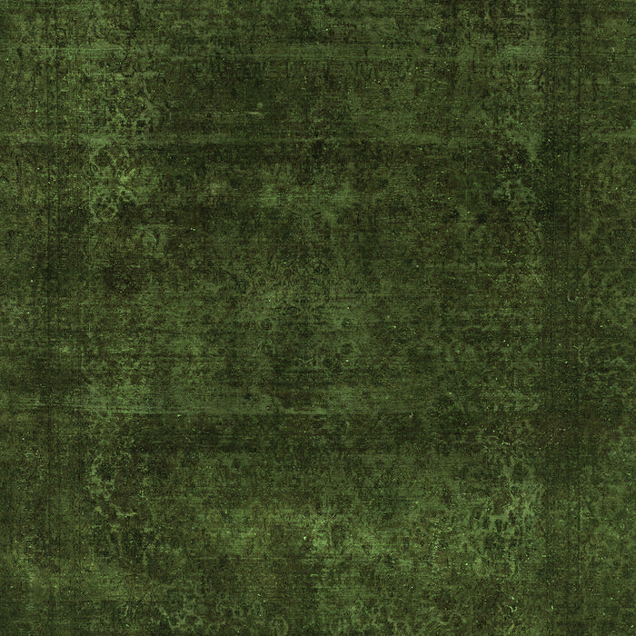 Abstract Green Modern Rug, abs2169grn