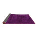 Sideview of Abstract Pink Modern Rug, abs2169pnk