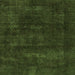 Square Abstract Green Modern Rug, abs2169grn