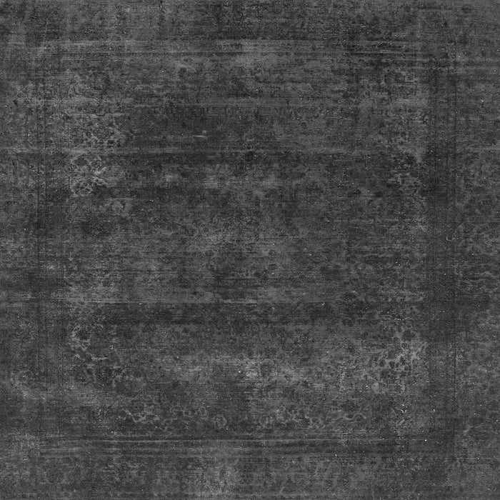 Square Abstract Gray Modern Rug, abs2169gry