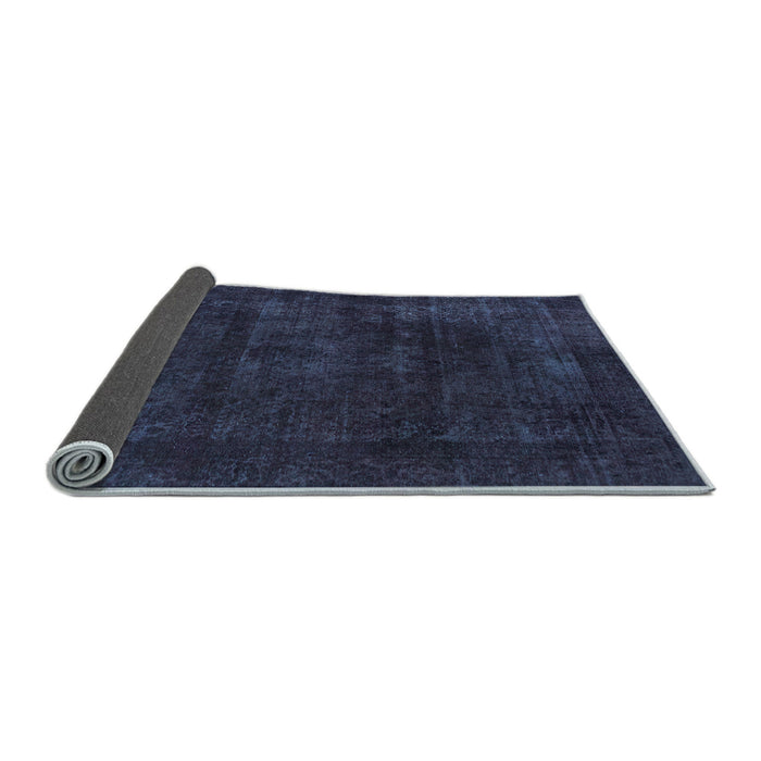 Sideview of Abstract Light Blue Modern Rug, abs2169lblu