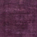 Square Abstract Plum Purple Modern Rug, abs2169