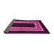 Sideview of Abstract Pink Modern Rug, abs216pnk