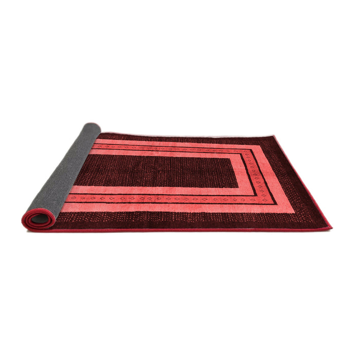 Abstract Red Modern Area Rugs