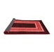 Abstract Red Modern Area Rugs