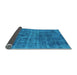 Sideview of Abstract Light Blue Modern Rug, abs2170lblu