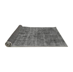 Sideview of Abstract Gray Modern Rug, abs2170gry