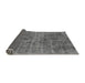 Sideview of Abstract Gray Modern Rug, abs2170gry