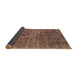 Sideview of Abstract Brown Modern Rug, abs2170brn