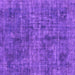Square Machine Washable Abstract Purple Modern Area Rugs, wshabs2170pur