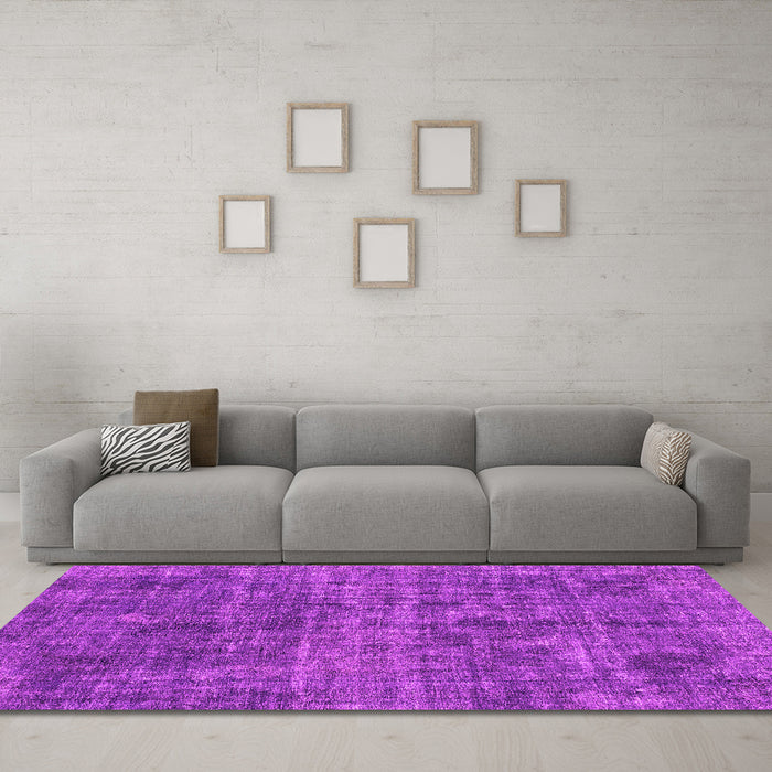 Machine Washable Abstract Pink Modern Rug in a Living Room, wshabs2170pnk