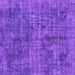 Square Abstract Purple Modern Rug, abs2170pur