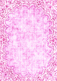 Abstract Pink Modern Rug, abs2171pnk