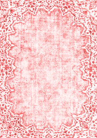 Abstract Red Modern Rug, abs2171red