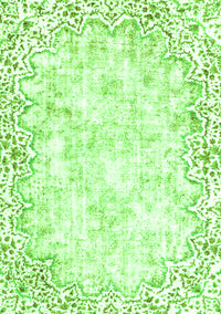 Abstract Green Modern Rug, abs2171grn