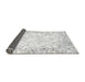 Sideview of Abstract Gray Modern Rug, abs2171gry