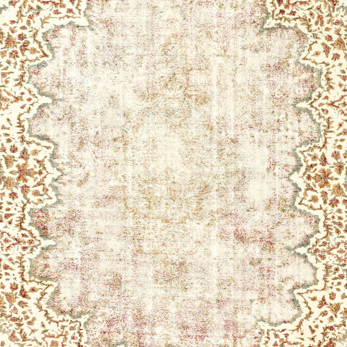 Machine Washable Abstract Brown Sugar Brown Rug, wshabs2171