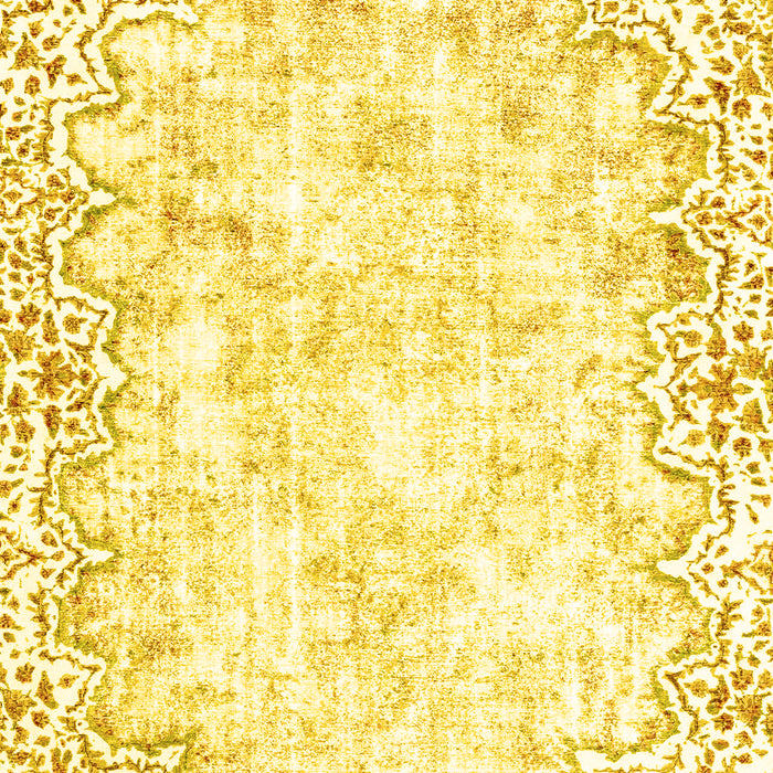 Machine Washable Abstract Yellow Modern Rug, wshabs2171yw