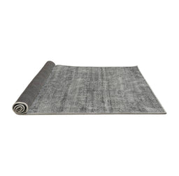 Sideview of Abstract Gray Modern Rug, abs2172gry