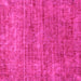 Square Machine Washable Abstract Pink Modern Rug, wshabs2172pnk