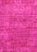 Machine Washable Abstract Pink Modern Rug, wshabs2172pnk