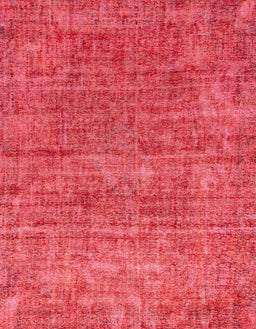 Machine Washable Abstract Red Rug, wshabs2172