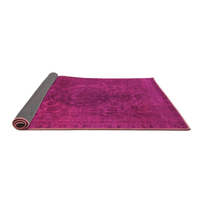 Sideview of Abstract Pink Modern Rug, abs2173pnk