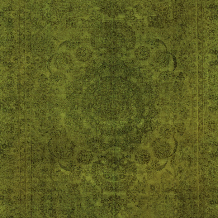 Abstract Green Modern Rug, abs2173grn