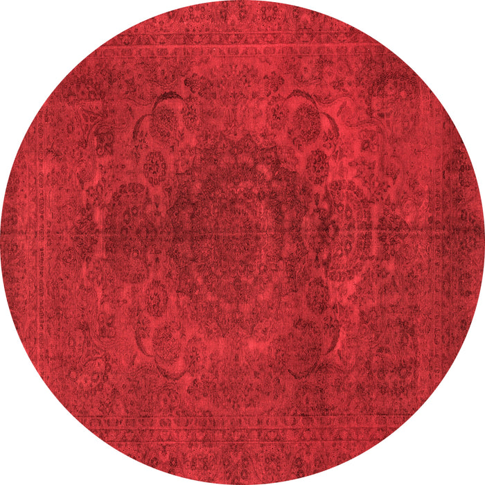 Abstract Red Modern Rug, abs2173red