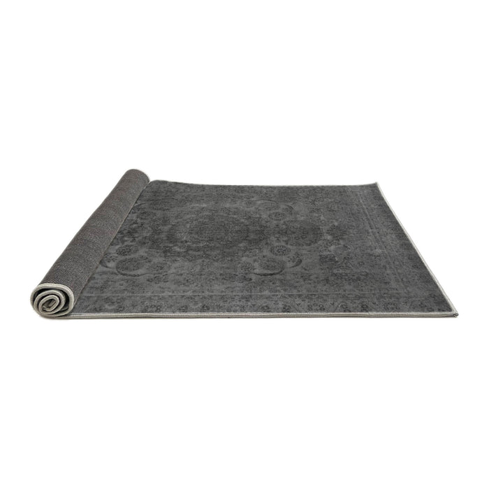 Sideview of Abstract Gray Modern Rug, abs2173gry
