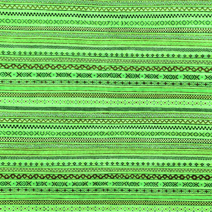 Machine Washable Abstract Green Modern Area Rugs, wshabs2174grn