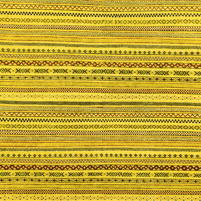 Abstract Yellow Modern Rug, abs2174yw