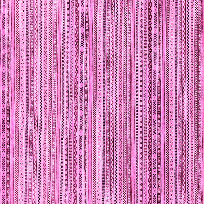 Square Abstract Pink Modern Rug, abs2174pnk
