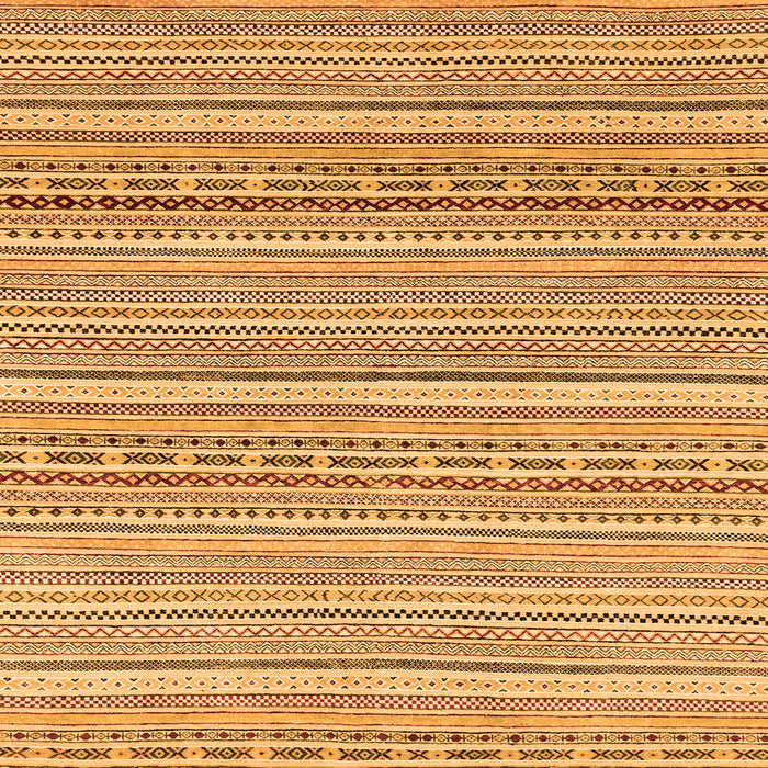 Square Abstract Orange Modern Rug, abs2174org