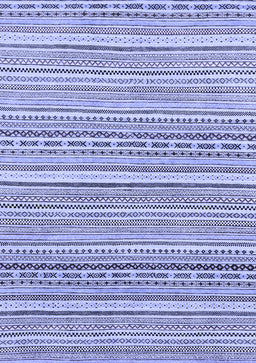 Abstract Blue Modern Rug, abs2174blu