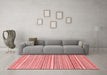 Modern Red Washable Rugs