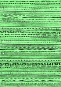 Abstract Emerald Green Modern Rug, abs2174emgrn