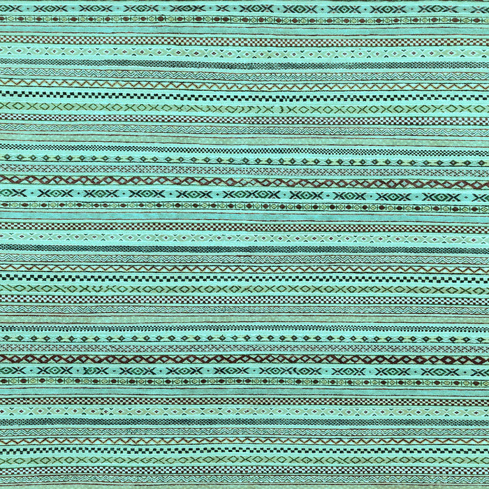 Square Abstract Light Blue Modern Rug, abs2174lblu