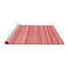 Modern Red Washable Rugs