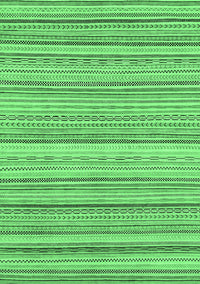 Abstract Emerald Green Modern Rug, abs2175emgrn