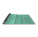 Sideview of Abstract Light Blue Modern Rug, abs2175lblu