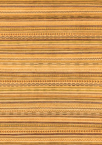 Abstract Orange Modern Rug, abs2175org