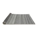 Sideview of Abstract Gray Modern Rug, abs2175gry