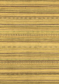 Abstract Brown Modern Rug, abs2175brn