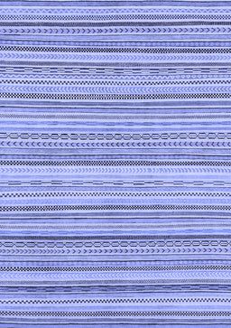 Abstract Blue Modern Rug, abs2175blu