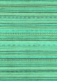 Abstract Turquoise Modern Rug, abs2175turq